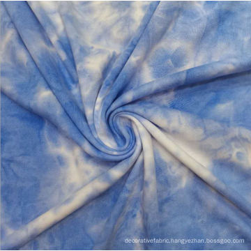 100% Cotton Polyester tie dye swimwear roll fabric